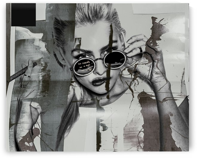 JAIME VOIR LA VIE EN NOIR ET BLANC  by FANNY artiste peintre