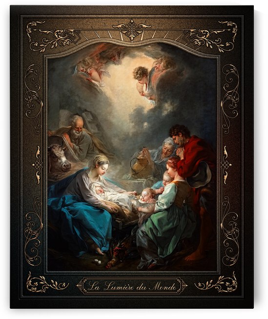 La Lumiere du Monde by Francois Boucher Classical Fine Art Xzendor7 Old Masters Reproductions by xzendor7