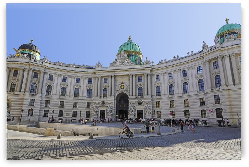 Hoffburg Palace viewed from Michaeler Square in Vienna Austria by 360 Studios