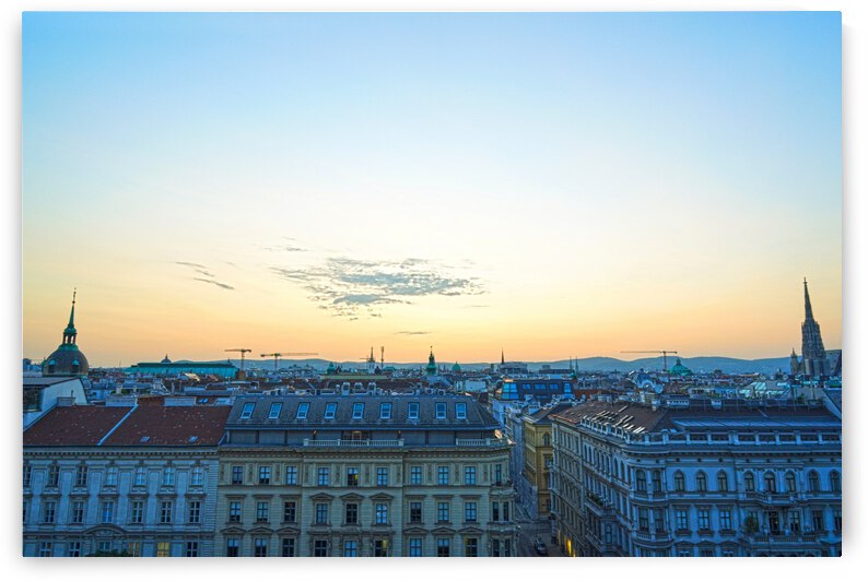 The City at Sunset Vienna Austria 3 of 3 by 360 Studios