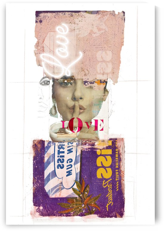 LoveIs.30x22 by Kerry Romano Zall