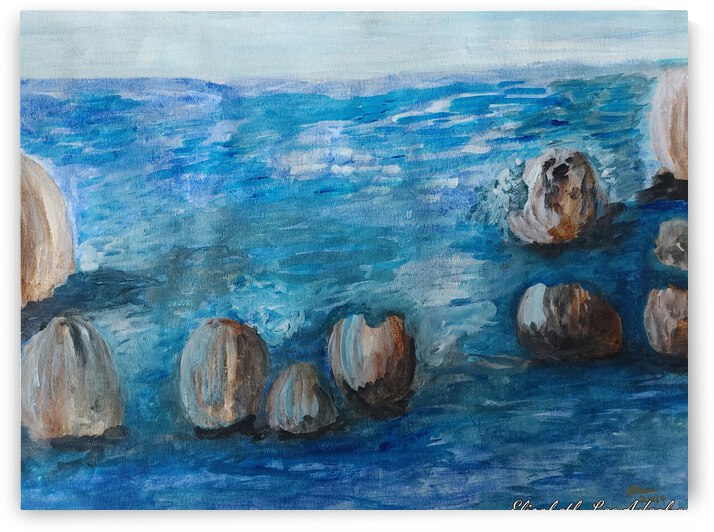 ROCKY OCEAN by Elizabeth Lee Adeghe