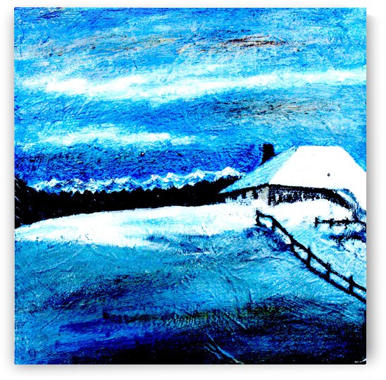 Paysage de neige by Anneda