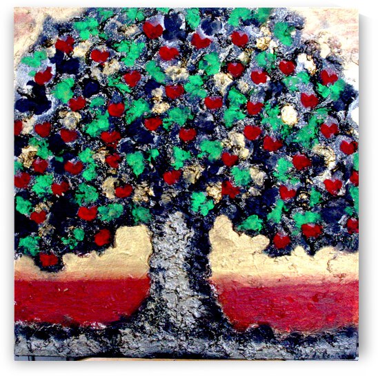 Arbre avec pommes by Anneda