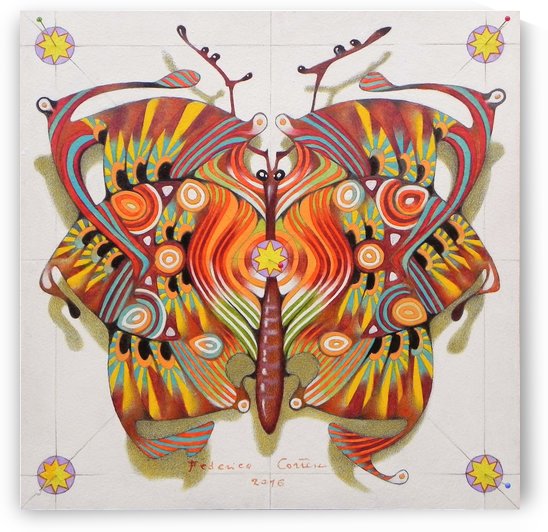 tribal butterfly by federicocortese