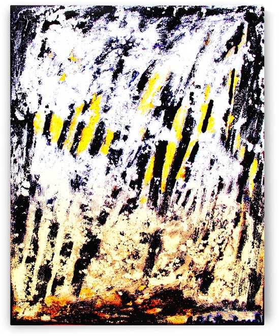  Arbres en foret avec neige by Anneda