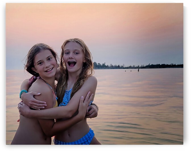 K and A  8x10 canvas   by Photography by Wm