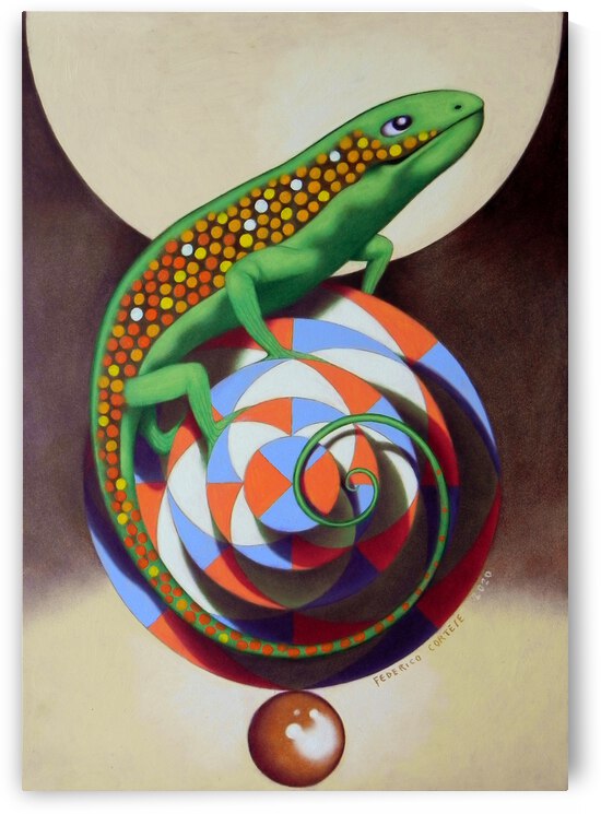 Circus lizard by federicocortese