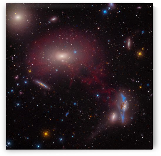 M86 and its Eyes by Hanson Astronomy Photos