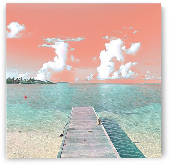 Orange Pier by Sibcod