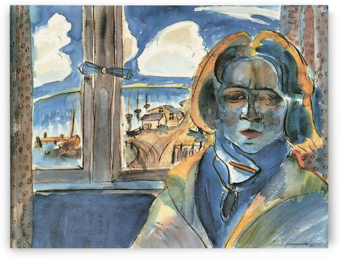 Girl at the window (Sonia) by Walter Gramatte