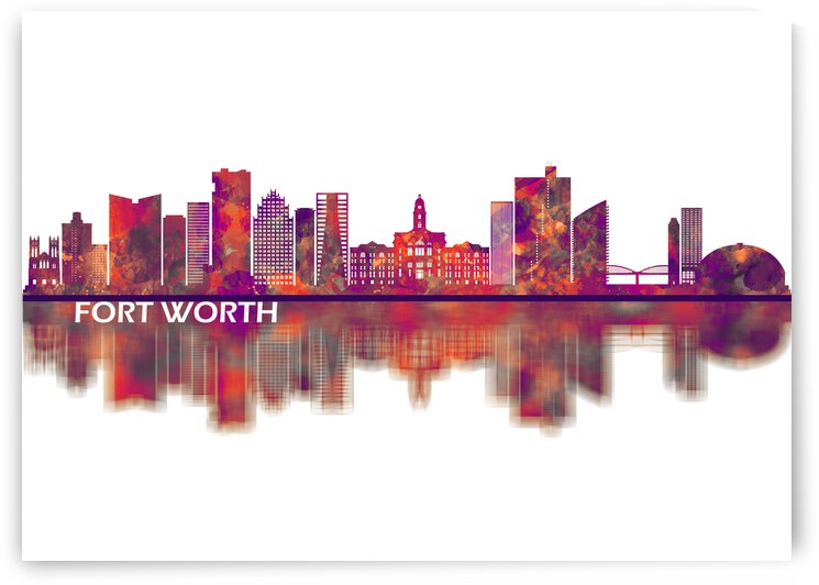 Fort Worth Texas Skyline by Towseef Dar
