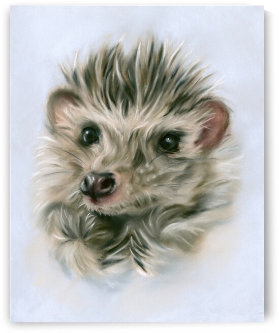 Fuzzy Little Hedgehog by MM Anderson