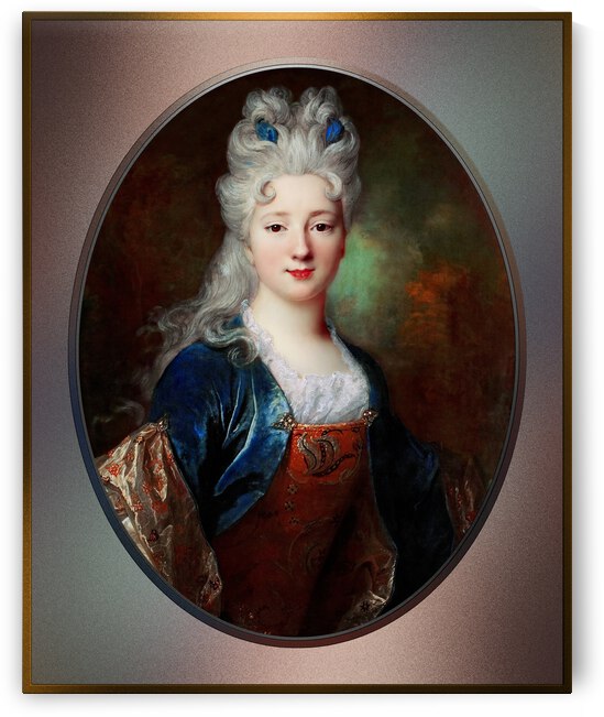 Female Portrait by Nicolas de Largillierre Classical Fine Art Xzendor7 Old Masters Reproductions by xzendor7