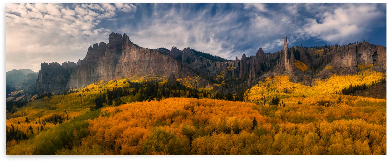 Golden Carpet under Castle Rocks by 1x