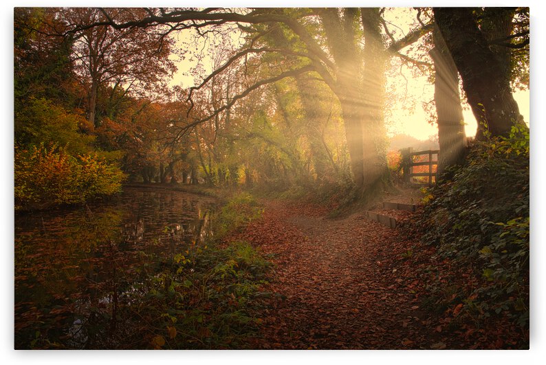 Sunset by the Canal by 1x