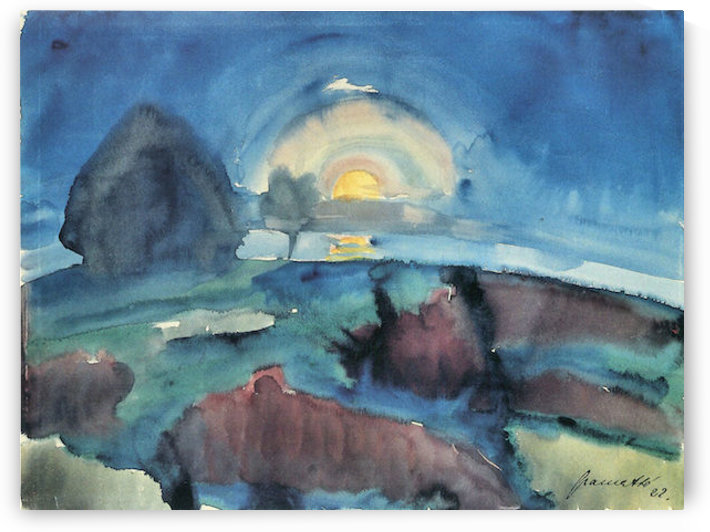 Hiddensoe (moon stairway) by Walter Gramatte