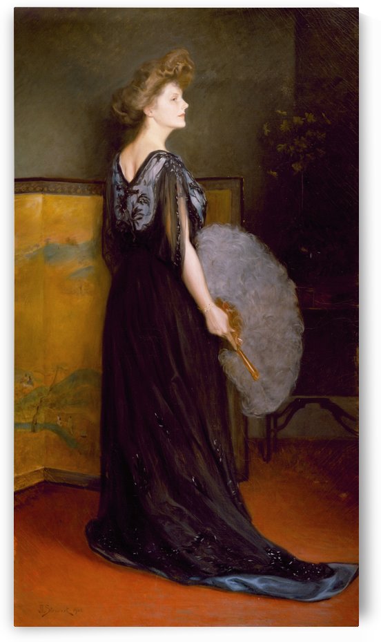 Portrait of Mrs Francis Stanton Blake by Julius LeBlanc Stewart