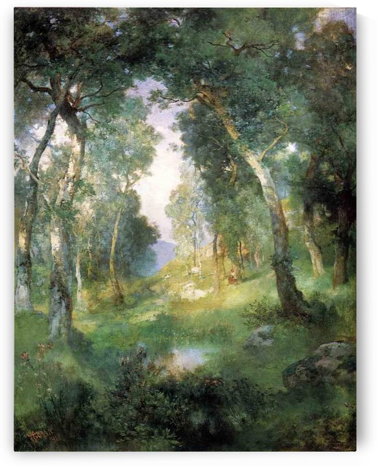 Forest Glade, Santa Barbara by Julius LeBlanc Stewart