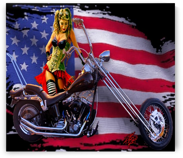 American chopper Chick by Rikki Rocx Designs