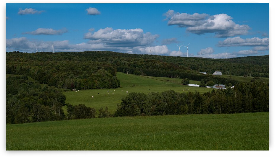Agricultural panorama by Adrien Cote