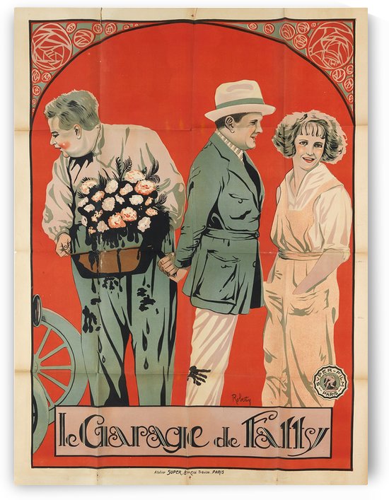 Le Garage de Fatty vintage poster by VINTAGE POSTER