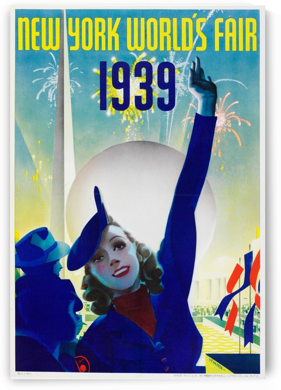 New York World Fair Poster 1939 by VINTAGE POSTER