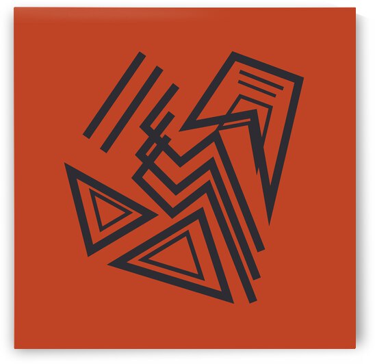 Magic runes  Mystical geometry sign  Alchemy mystical symbol by Eskimos