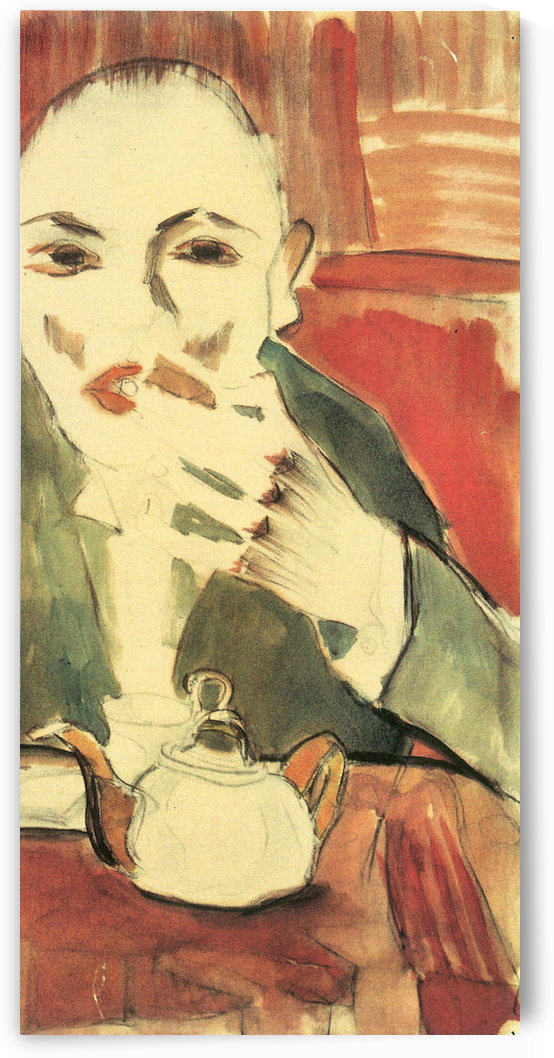 Man chewing (Walter Pritzkow) by Walter Gramatte