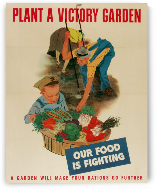 Plant a Victory Garden by VINTAGE POSTER
