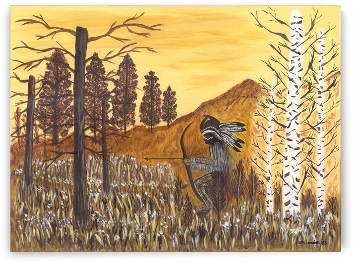 Native American Hunting by Susan Rook Lundell