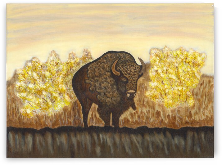 Noble Bison by Susan Rook Lundell