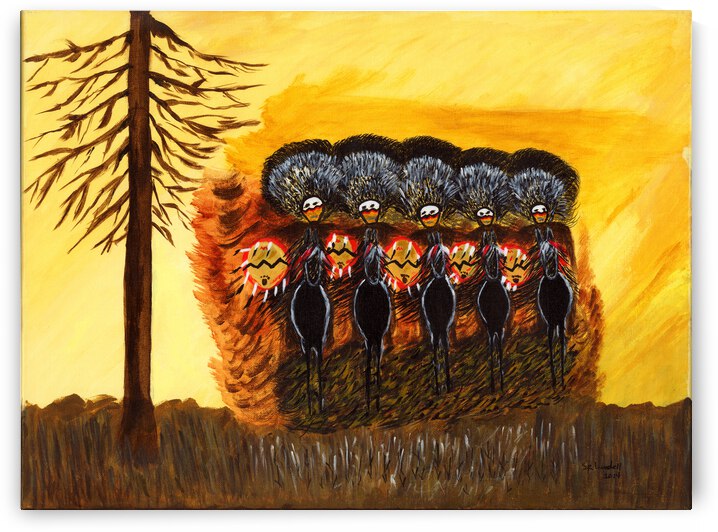 Warrior Gathering by Susan Rook Lundell