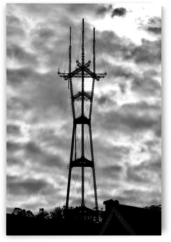 Sutro Tower in the Clouds by Bill Osuch