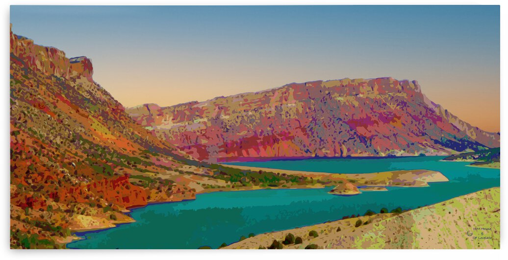 Desert Reservoir by ArcheanArt