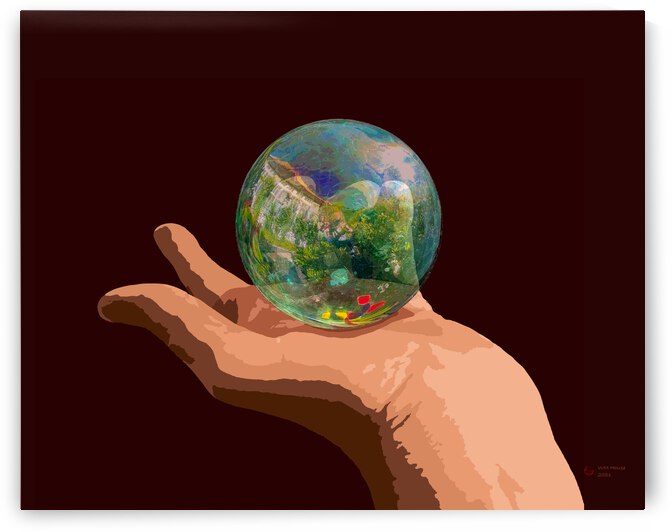 The Gazing Ball  by ArcheanArt