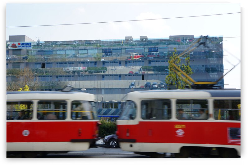 Prague tramway by Cedric Doz