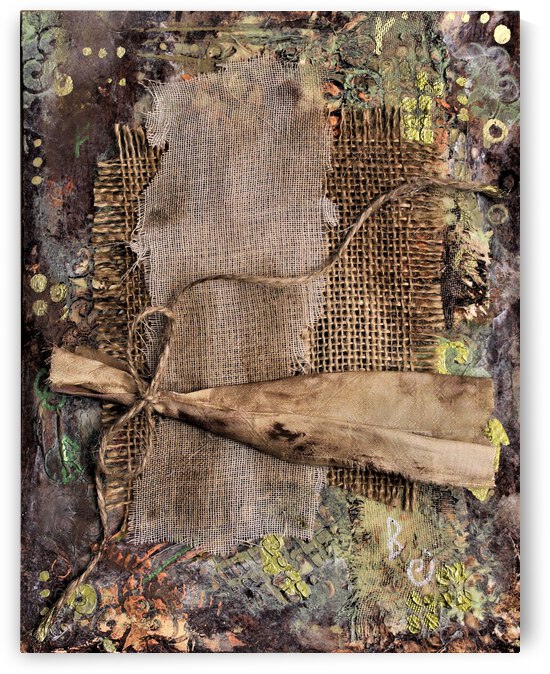 BrownWithTextiles 8X10 by Amber C Willen