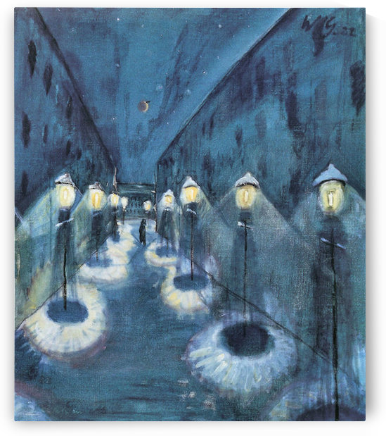 Night road by Walter Gramatte
