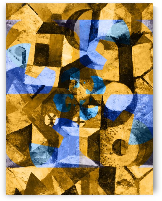Blocks Blue and Yellow by Cathleen Klibanoff
