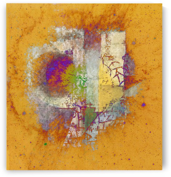 Abstract Marigold by Cathleen Klibanoff
