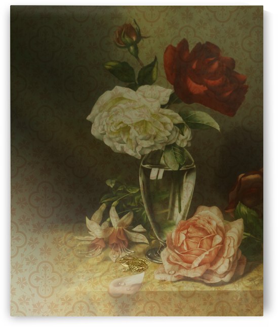 Bouquet Pear and Frog by Cathleen Klibanoff