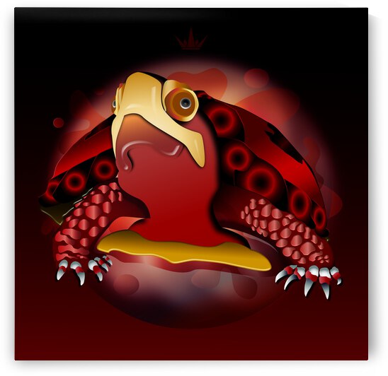 BigRed Box Turtle by Alan Carmichael