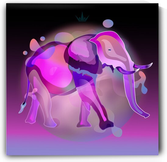 CottonCandy Elephant by Alan Carmichael