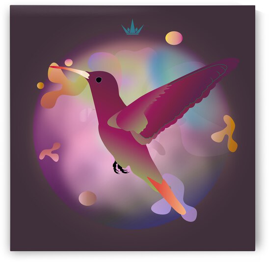 Dolichos Beans Humming Bird by Alan Carmichael