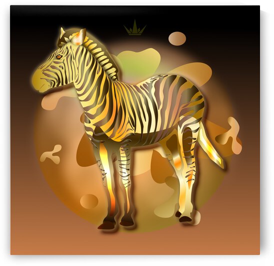 Mocha Gold Zebra by Alan Carmichael