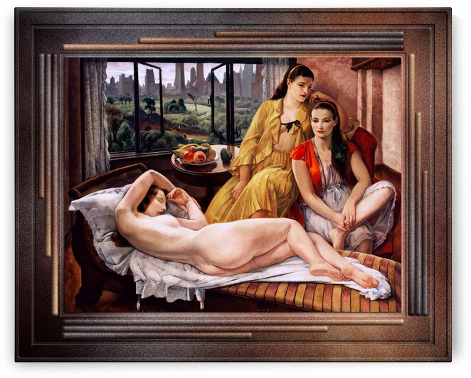 Summer New York by Leon Kroll Remastered Xzendor7 Classical Fine Art Old Masters Reproductions by xzendor7