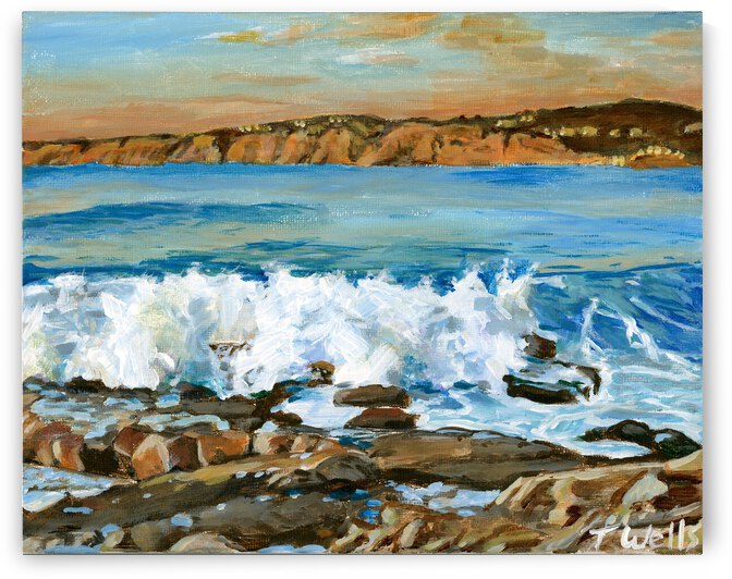 La Jolla Golden Hour by Tamara Wells Art