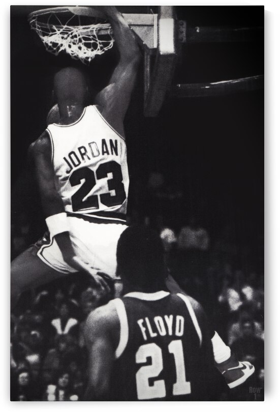 1984 Michael Jordan Dunk Art by Row One Brand