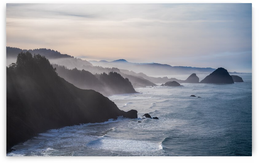 Hazy Oregon Coast by Noah Lang